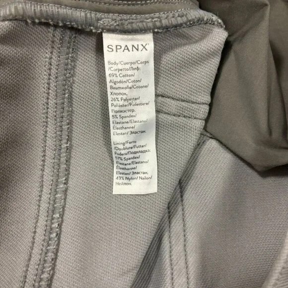 Spanx Womens Jean-ish Ankle Leggings Size Medium Earthy Taupe - Picture 8 of 8